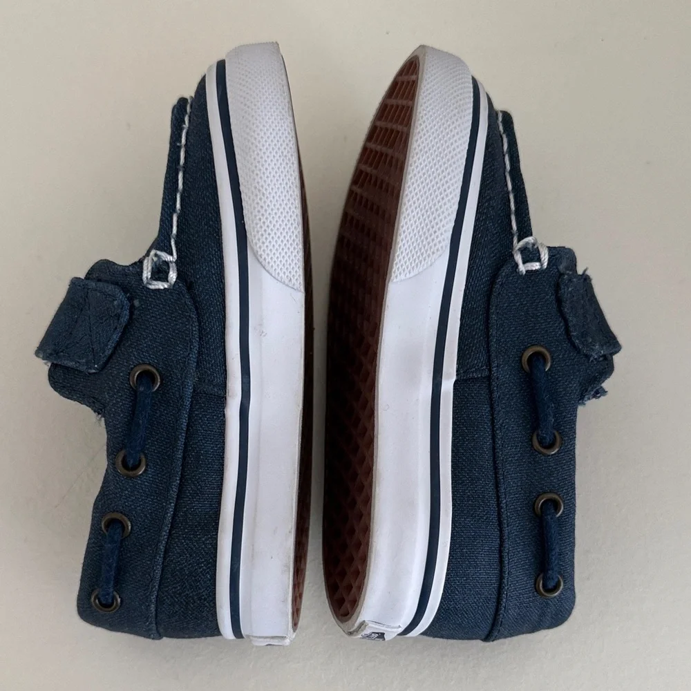 Vans•Dark Blue Moccasins•Size 7
